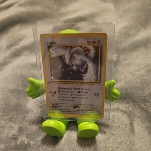 Lugia Pokémon Card with Protective Case